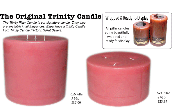 6x3,6x6 Triple scented clean burning aromatherapy