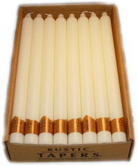 Ivory Taper Candles