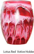 Red Candle Votive Holder